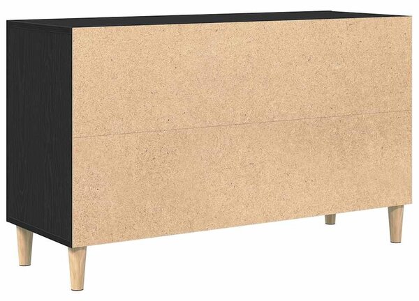 VidaXL fekete tölgy szerelt fa tálalószekrény 100 x 36 x 60 cm