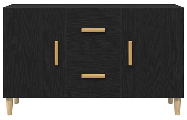 VidaXL fekete tölgy szerelt fa tálalószekrény 100 x 36 x 60 cm