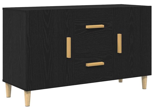 VidaXL fekete tölgy szerelt fa tálalószekrény 100 x 36 x 60 cm
