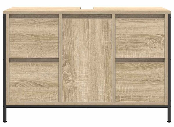 VidaXL Mosdószekrény - Sonoma Tölgy - 90x34.5x60 cm