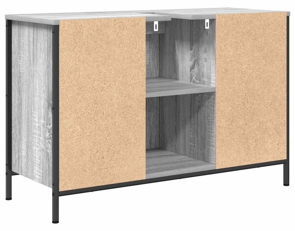 VidaXL sonoma színű mosdószekrény fiókokkal 90x34,5x60 cm