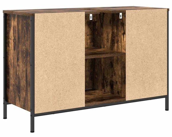 VidaXL füstös tölgy mosdószekrény fiókokkal 90x34,5x60 cm