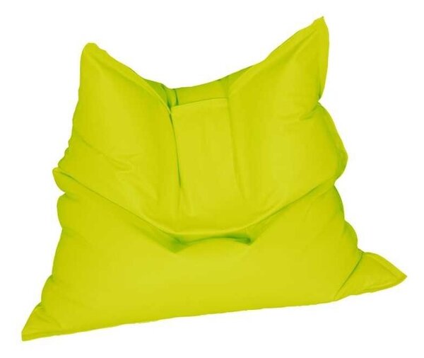 Pufrelax Magic Pillow babzsák fotel - Vízálló huzat, kültéri használatra is, polisztirol gyöngyökkel töltve - Neonzöld