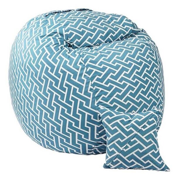 Pufrelax King Size Babzsák fotel + Párna - Textil huzat - Memory Mix szivacspehely töltet - Zippity Turquoise