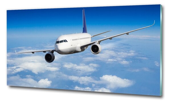 Üvegkép falra Plane a levegőben