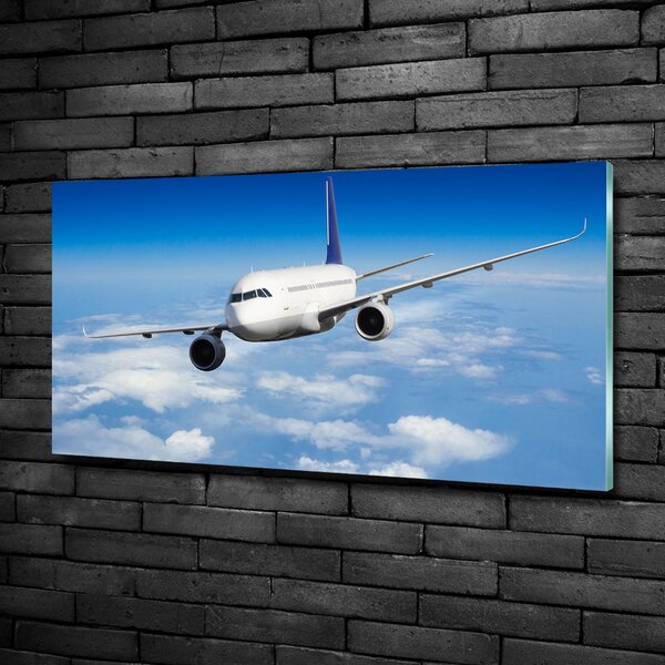 Üvegkép falra Plane a levegőben