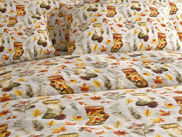 Pamut ágyneműhuzat AUTUMN SOCKS színes Ágyneműhuzat mérete: 70 x 90 cm | 140 x 200 cm
