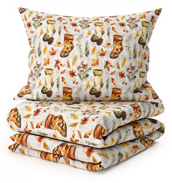 Pamut ágyneműhuzat AUTUMN SOCKS színes Ágyneműhuzat mérete: 70 x 90 cm | 140 x 200 cm