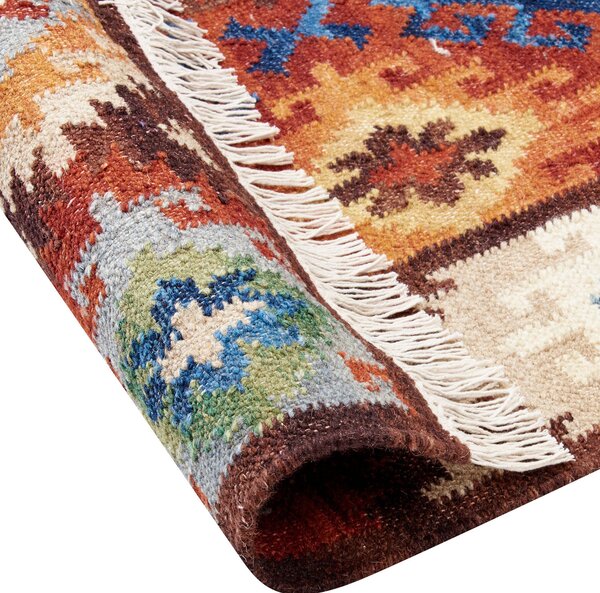 Szőnyeg ZOVUNI Színes 200 x 300 cm Gyapjú Kilim