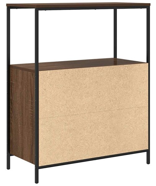 VidaXL barna tölgy fürdőszobaszekrény polcokkal 76,5x35x95 cm
