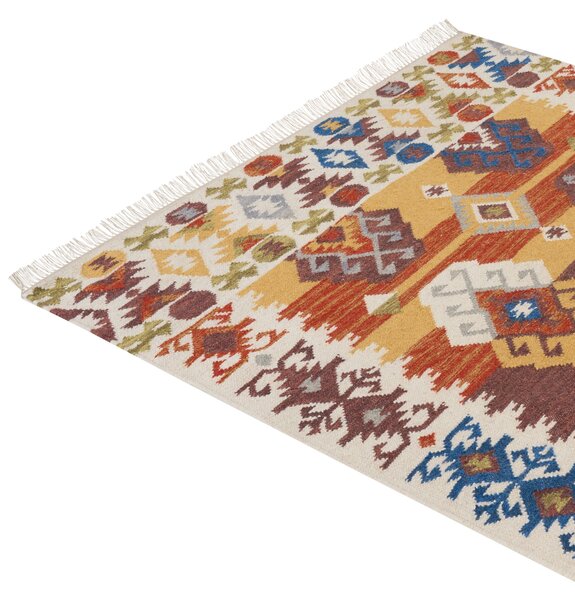 Szőnyeg VOSKETAP Színes 160 x 230 cm Gyapjú Kilim