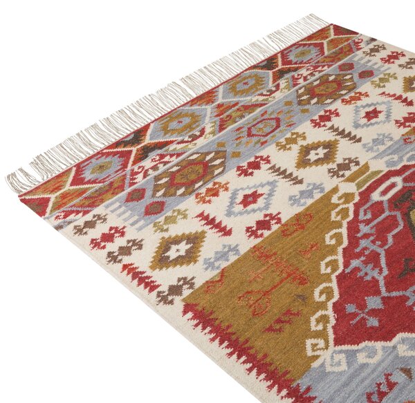 Szőnyeg PROSHYAN Színes 160 x 230 cm Gyapjú Kilim
