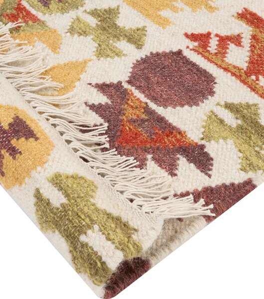 Szőnyeg VOSKETAP Színes 160 x 230 cm Gyapjú Kilim