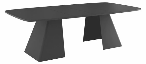 Asztal Oswego 169, 76x110cm, Fekete