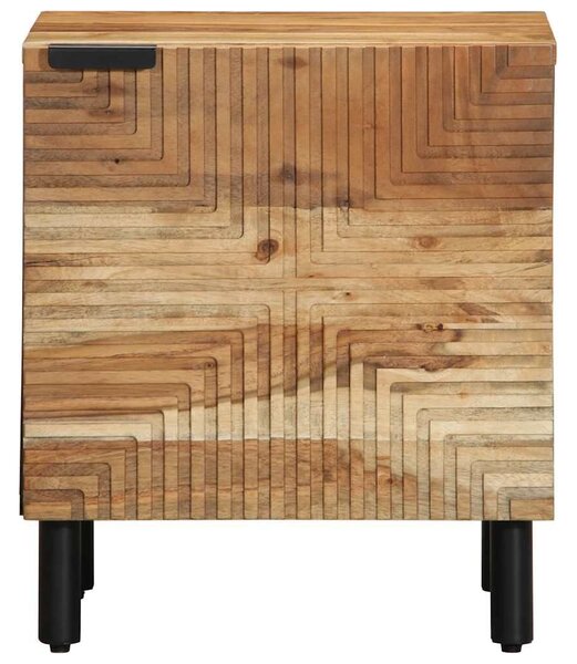 VidaXL 2 db tömör akácfa éjjeliszekrény 40 x 33 x 46 cm