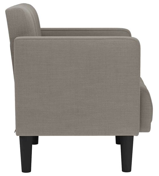 VidaXL tópszínű szövet kanapészék karfás szék 53 cm