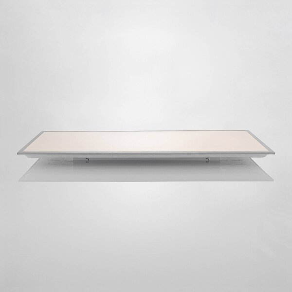 Lindby LED panel Stenley, CCT, 120 cm x 60 cm, dimmelhető, dimmelhető, Fehér / opál, Konyha, Műanyag, Modern