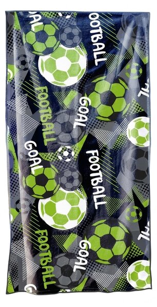 Gyorsan száradó színes strand fürdőlepedő GOAL 70 x 140 cm, 100% mikroszál