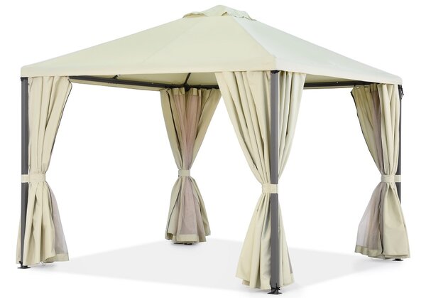 Madrid Garden Point Premium 3x3 m-es beige kerti pavilon