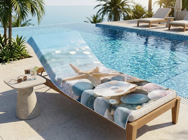 Gyorsan száradó strandfürdőlepedő MARBELLA színes 70 x 140 cm, 100% mikroszál