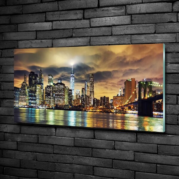 Üvegkép nyomtatás Manhattan new york city