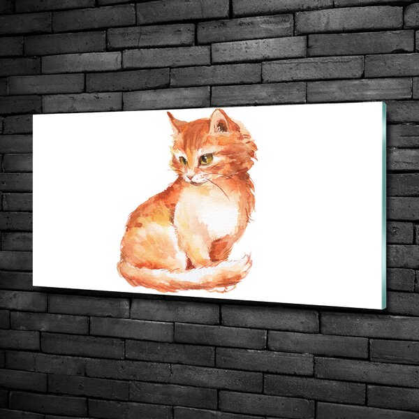 Üvegkép Red cat