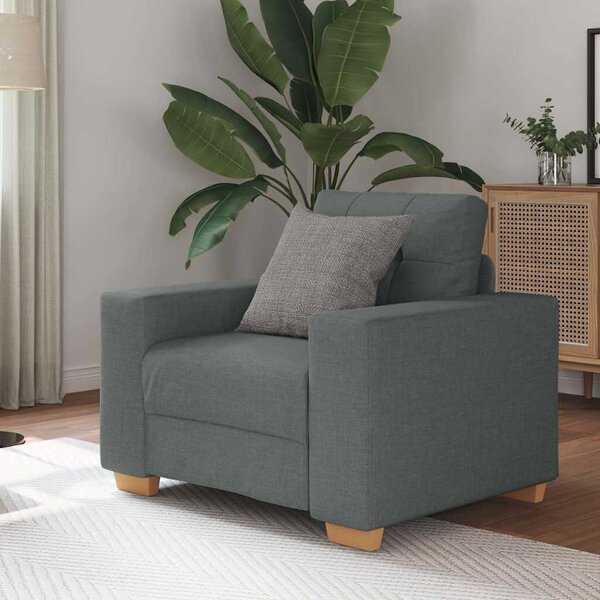 VidaXL sötétszürke szövet kanapéfotel 59 cm