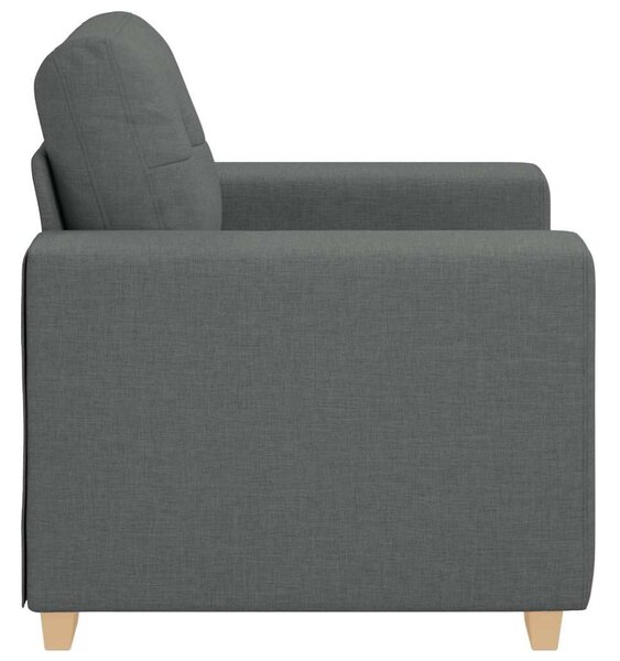 VidaXL sötétszürke szövet kanapéfotel 59 cm