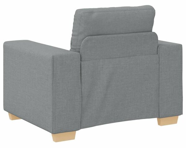 VidaXL világosszürke szövet kanapéfotel 59 cm