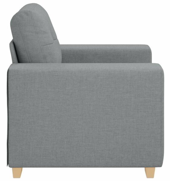 VidaXL világosszürke szövet kanapéfotel 59 cm