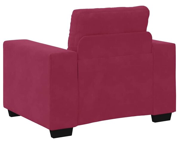 VidaXL bordó bársony kanapéfotel 59 cm