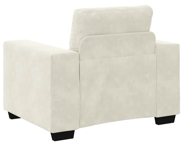 VidaXL krém bársony kanapéfotel 59 cm