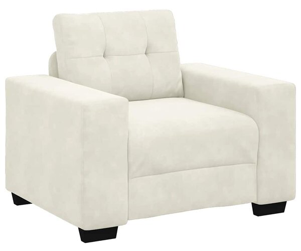 VidaXL krém bársony kanapéfotel 59 cm