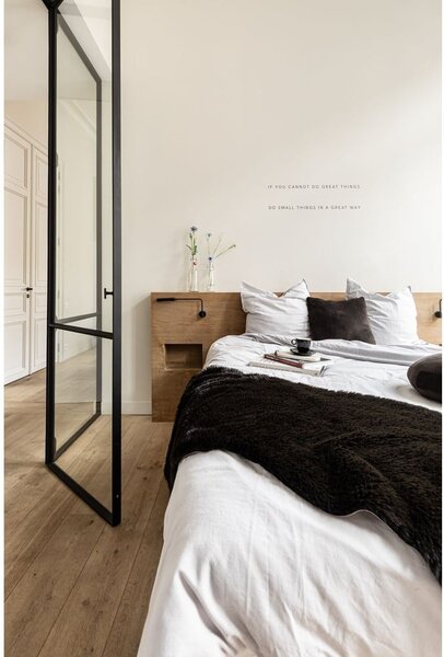 Lambskin fekete műszőrme, 60 x 180 cm - Tiseco Home Studio