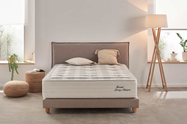 Saltea Arcurile inserate - Moonia - Grand Spring Nature, 30cm, 135x190cm - Arcurile - Color Alb - Fermitate ridicată