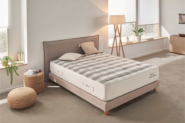 Saltea Arcurile inserate - Moonia - Grand Spring Nature, 30cm, 135x190cm - Arcurile - Color Alb - Fermitate ridicată