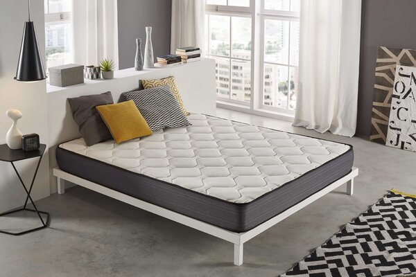 Saltea viscosoft - Moonia - Nordic Flex 21cm, 135 X 190cm - Color Alb - Fermitate Medie