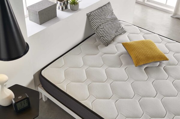 Saltea viscosoft - Moonia - Nordic Flex 21cm, 135 X 190cm - Color Alb - Fermitate Medie