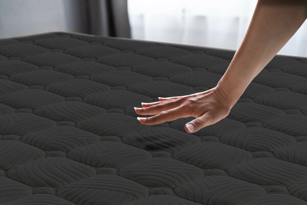 Saltea - Moonia - Viscoelastică - Air Black - 80X190 cm - Color Negru