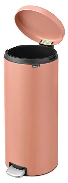Brabantia NewIcon pedálos hulladékgyűjtő szagmentesen záródó Soft-Close fedél, műanyag tartály, 30L - G méret, acél, meleg tónusú vörösréz - 238741