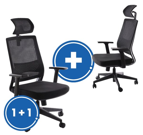 Falco irodai szék 1 + 1 INGYENES, fekete