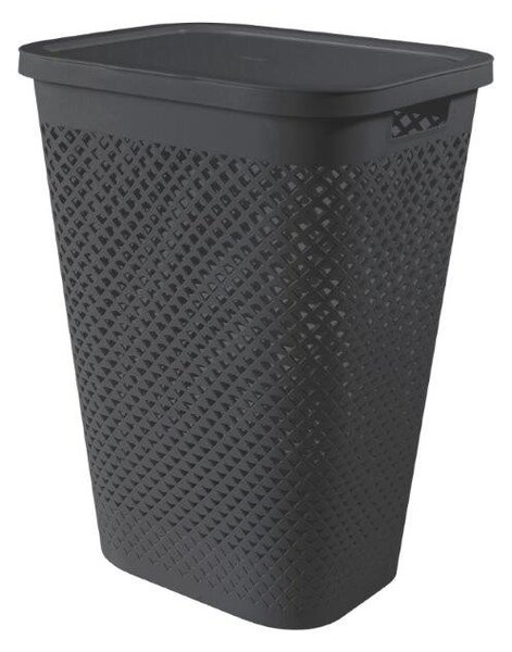 Curver Pure 55 l sötétszürke szennyestartó fedéllel