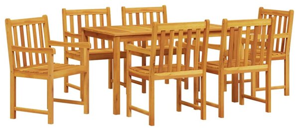 Kert étkező szett 7 pcs Barna Tömör Akácfa