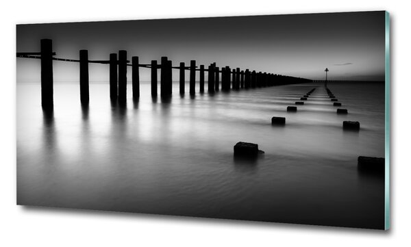 Üvegfotó Hullámtörő thames