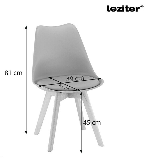 Leziter Zara 6+1 Étkezőgarnitúra - Bézs/Yorki Tölgy
