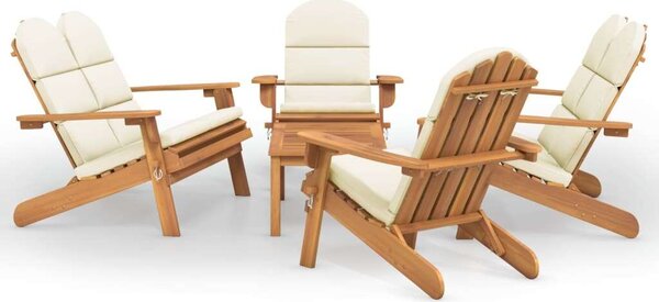 Vidaxl Adirondack Kerti Ülőgarnitúra - 5 részes