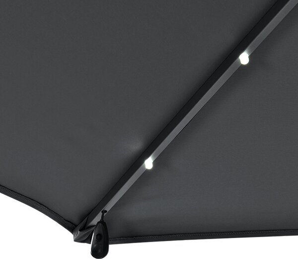 Juskys LED napernyő Brazília 350 cm - antracit