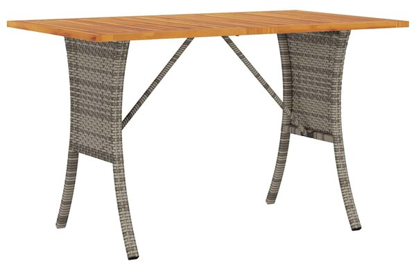 6 részes szürke polyrattan kerti ülőgarnitúra párnákkal