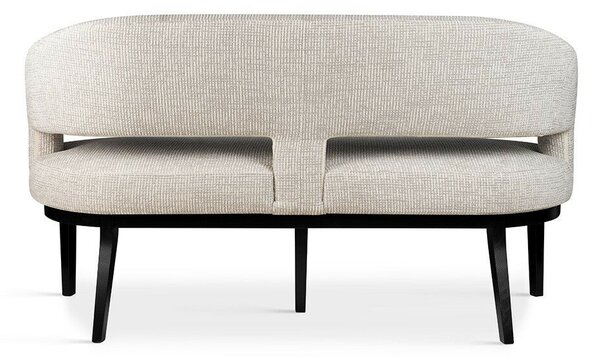 ALKMAAR Ovális Kárpitozott Pad 240 Wenge