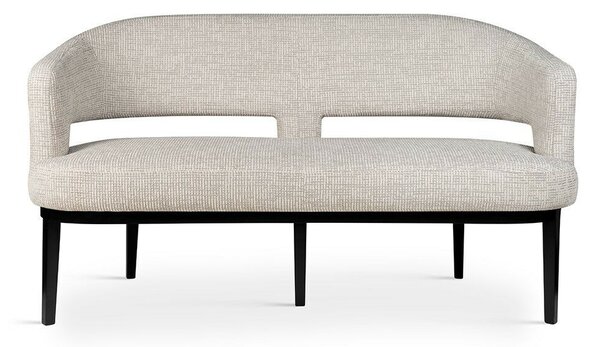 ALKMAAR Ovális Kárpitozott Pad 240 Wenge